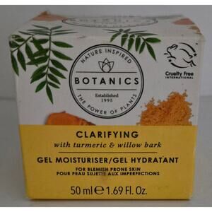 Botanics Clarifying Gel Moisturizer 1.69 Fl Oz with Tumeric and Willow Bark